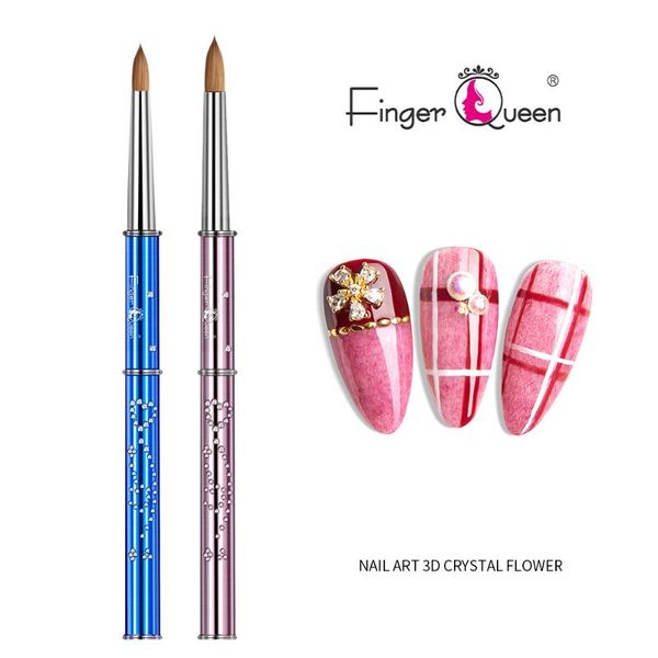 1pcs metal kolinsky nail brush nail art crystal brush classic style applicable for painting and carving art pen, Yellow
1pcs metal kolinsky nail brush nail art crystal brush classic style applicable for painting and carving art pen, Yellow