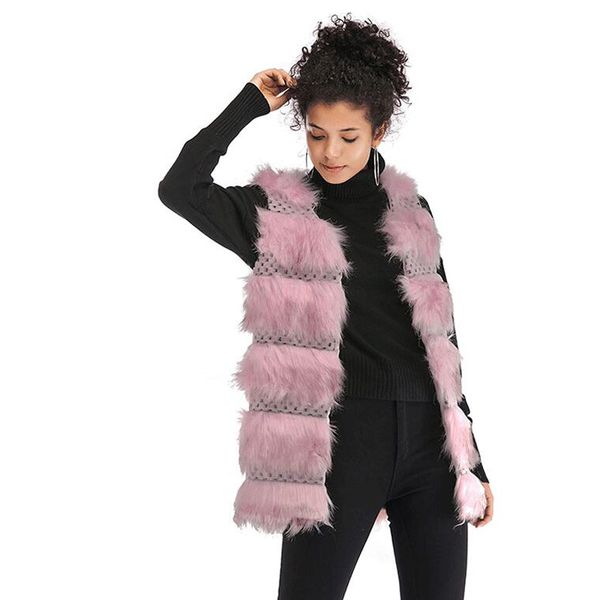 winter new women's multilayer plush faux fur vest warm loose vest female sleeveless long casual outwear coats winter autumn, Black;white
winter new women's multilayer plush faux fur vest warm loose vest female sleeveless long casual outwear coats winter autumn, Black;white