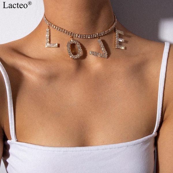 lacteo bohemian rhinestone letter love pendant necklace women crystal choker necklace statement 2019 fashion gifts, Silver
lacteo bohemian rhinestone letter love pendant necklace women crystal choker necklace statement 2019 fashion gifts, Silver