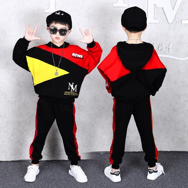 children's clothing new autumn and winter contrast color shirt trousers suit boy long sleeve sweater hip-hop style jacket pants 2 sets, White
children's clothing new autumn and winter contrast color shirt trousers suit boy long sleeve sweater hip-hop style jacket pants 2 sets, White