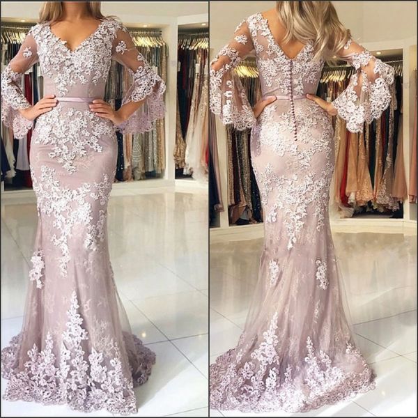 new arrival mother of the bride groom dress lace long sleeves v neck applique floor length mermaid evening prom gown, Black;red
new arrival mother of the bride groom dress lace long sleeves v neck applique floor length mermaid evening prom gown, Black;red