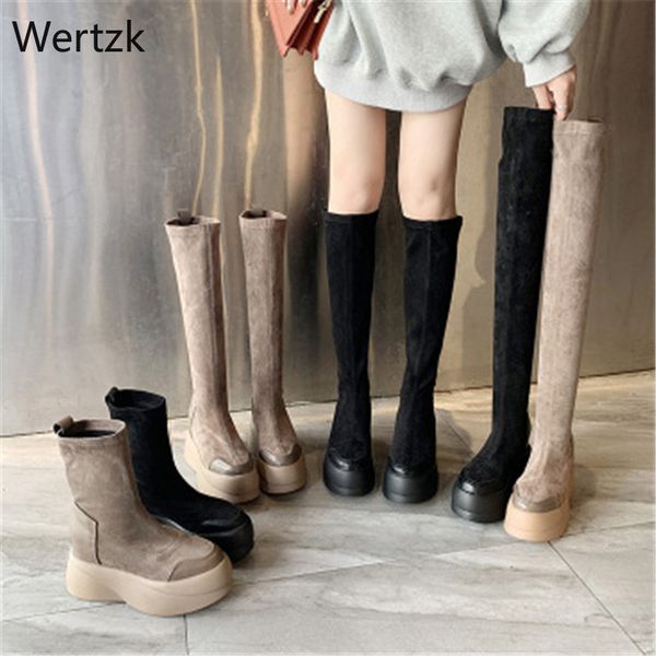 2020 new flat platform boots women shoes slim over the knee boots female autumn winter lady thigh high a995, Black
2020 new flat platform boots women shoes slim over the knee boots female autumn winter lady thigh high a995, Black