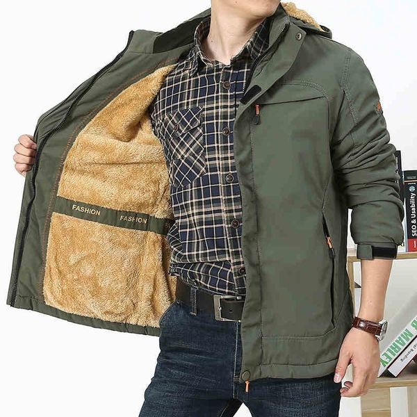 army green jacket men plus size loose hat detachable zipper casual outerwear brand winter warm long sleeve mlitary army jacket, Black;brown
army green jacket men plus size loose hat detachable zipper casual outerwear brand winter warm long sleeve mlitary army jacket, Black;brown