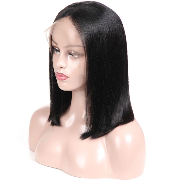 short bob wigs brazilian virgin hair straight lace front human hair wigs for black women pre plucked, Black;brown
short bob wigs brazilian virgin hair straight lace front human hair wigs for black women pre plucked, Black;brown