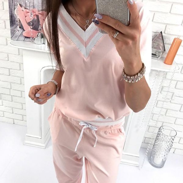 women sport suit pink stripe fitness running jogging suit autumn long sleeve v-neck loose gym sweatshirt+pants sportswear, Black;blue
women sport suit pink stripe fitness running jogging suit autumn long sleeve v-neck loose gym sweatshirt+pants sportswear, Black;blue