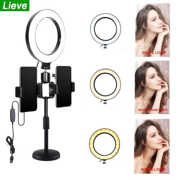 round led ring light with deskstand 3 light modes 6inch pgraphy led selfie light for live streaming youtube tiktok video 
round led ring light with deskstand 3 light modes 6inch pgraphy led selfie light for live streaming youtube tiktok video