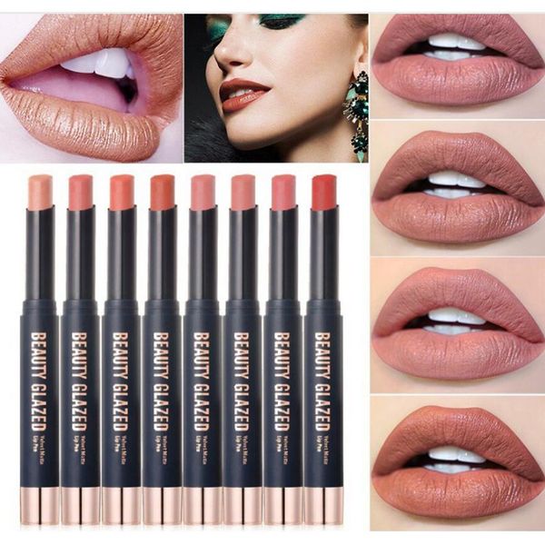 beauty glazed lips 8 colors lipstick non-stick cup matte lip stick waterproof makeup cosmetics red batom pencil velvet maquillage 96pcs/lot
beauty glazed lips 8 colors lipstick non-stick cup matte lip stick waterproof makeup cosmetics red batom pencil velvet maquillage 96pcs/lot