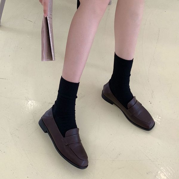 winter plush square toe moccasins british preppy style slip-on oxfords shoes women/student outside anti-skid espadrilles loafers, Black
winter plush square toe moccasins british preppy style slip-on oxfords shoes women/student outside anti-skid espadrilles loafers, Black