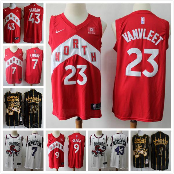 2020 oronto raptors nba jersey pascal 43 siakam tracy 1 mcgrady vince 15 carter kyle 7 lowry 23 vanvleet basketball jerseys, Black
2020 oronto raptors nba jersey pascal 43 siakam tracy 1 mcgrady vince 15 carter kyle 7 lowry 23 vanvleet basketball jerseys, Black