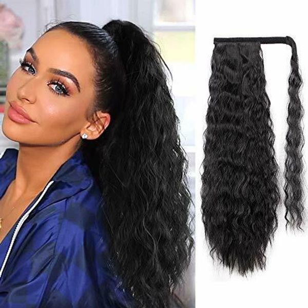 100 human long lightweight brown loose kinky curly hair extensions wrap drawstring ponytail hairpiece with two clips human hair extension, Black
100 human long lightweight brown loose kinky curly hair extensions wrap drawstring ponytail hairpiece with two clips human hair extension, Black
