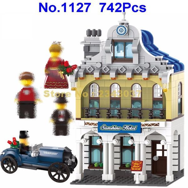 1127 742pcs city sunshine l holiday inn antique car enlighten building block 3 figures toy
1127 742pcs city sunshine l holiday inn antique car enlighten building block 3 figures toy
