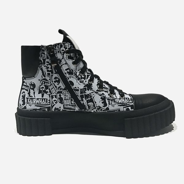 personality genuine leather shoes men 2020 fashion winter lace up ankle boots street hip hop shoes platform high-sneakers, Black
personality genuine leather shoes men 2020 fashion winter lace up ankle boots street hip hop shoes platform high-sneakers, Black