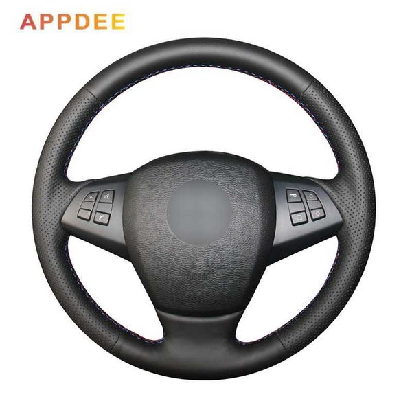 black artificial leather car steering wheel cover for e70 x5 2008-2014 x6 e71 2008-2015
black artificial leather car steering wheel cover for e70 x5 2008-2014 x6 e71 2008-2015