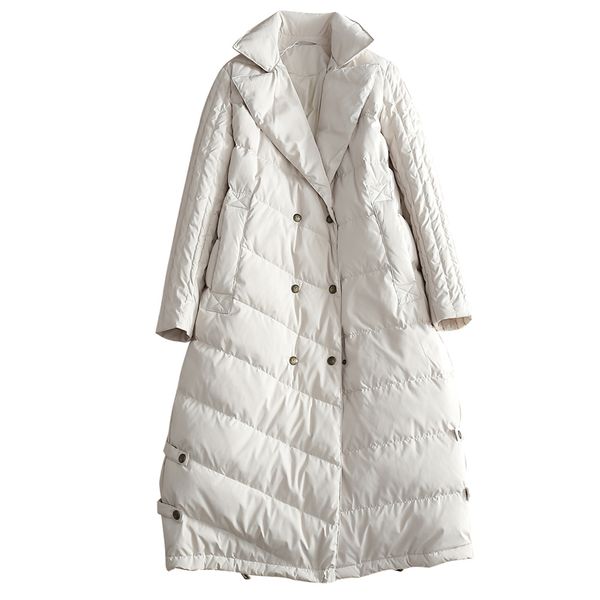 vintage style white duck down coats 2019 winter new fashion loose warm down jackets female long outerwear, Black
vintage style white duck down coats 2019 winter new fashion loose warm down jackets female long outerwear, Black