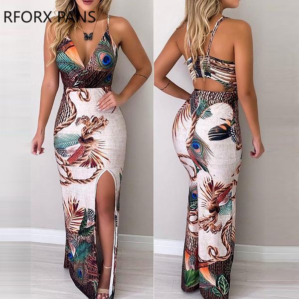 women peacock feather print thigh slit slip dress maxi dress party summer, Black;gray
women peacock feather print thigh slit slip dress maxi dress party summer, Black;gray