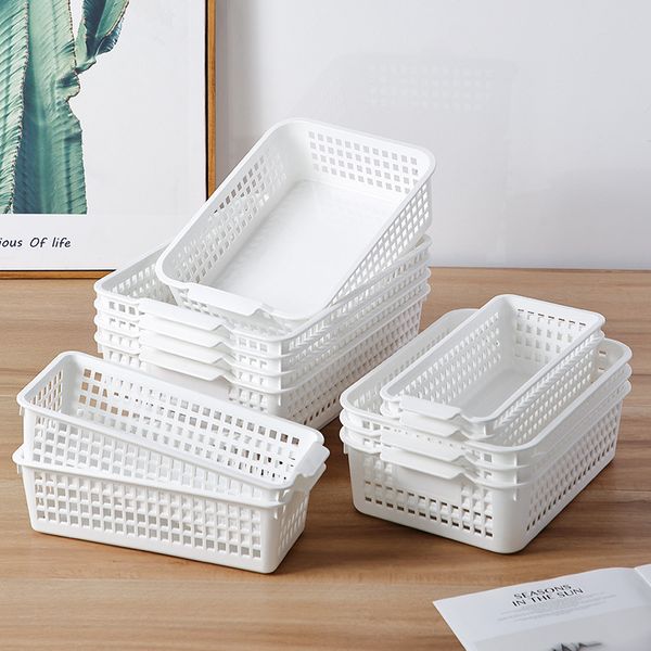 deskstorage basket snack storage basket household plastic hollow rectangular sundries storage box bathroom
deskstorage basket snack storage basket household plastic hollow rectangular sundries storage box bathroom