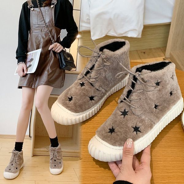 round toe women's rubber boots platform shoes booties ladies australia low heels booties boots-women winter footwear lace, Black
round toe women's rubber boots platform shoes booties ladies australia low heels booties boots-women winter footwear lace, Black