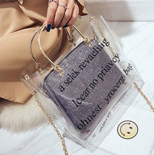 korean style fashion girl's shoulder bag summer laser bag transparent waterproof transparent beach holiday
korean style fashion girl's shoulder bag summer laser bag transparent waterproof transparent beach holiday
