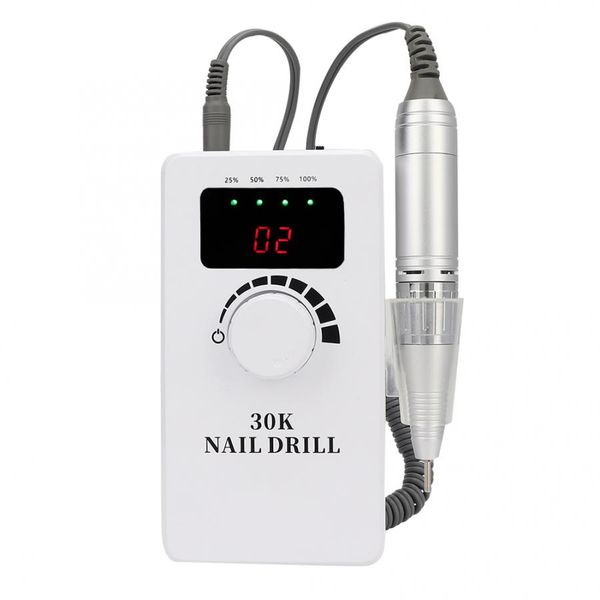 new 30000rpm portable nail drill machine electric nail grinding buffing polisher manicure nail art machine tool, Silver
new 30000rpm portable nail drill machine electric nail grinding buffing polisher manicure nail art machine tool, Silver