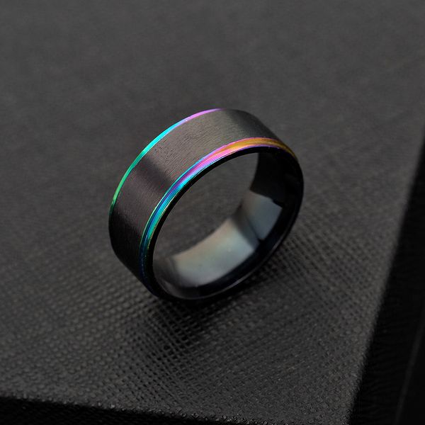 european and american fashion simple style colorful black gold electroplating ring, Silver
european and american fashion simple style colorful black gold electroplating ring, Silver