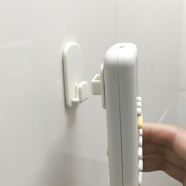 2 pairs multifunction sticky hook tv air conditioning remote control hanger wall hanging storage holder seamless hooks organizer
2 pairs multifunction sticky hook tv air conditioning remote control hanger wall hanging storage holder seamless hooks organizer