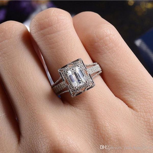 drop shipping luxury jewelry 925 sterling silver princess cut white z cz diamond gemstones eternity women wedding bridal ring gift, Slivery;golden
drop shipping luxury jewelry 925 sterling silver princess cut white z cz diamond gemstones eternity women wedding bridal ring gift, Slivery;golden