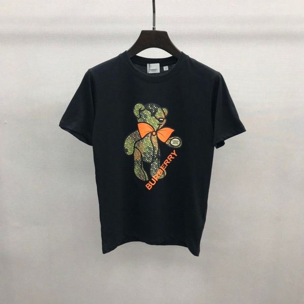 2020 britain's latest spring and summer bow letter alphabet bear print t-shirt men's designer luxury wild mixed cotton t-shirts, White;black
2020 britain's latest spring and summer bow letter alphabet bear print t-shirt men's designer luxury wild mixed cotton t-shirts, White;black