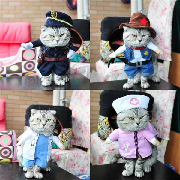funny cat costume cowboy//nurse suit cat clothes halloween costume puppy clothes suit dressing up party clothing for cats
funny cat costume cowboy//nurse suit cat clothes halloween costume puppy clothes suit dressing up party clothing for cats