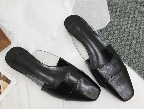 2019 spring and autumn new women lazy baotou half slippers hong kong style retro pointed suede low with mules shoes wearing 4485, Black
2019 spring and autumn new women lazy baotou half slippers hong kong style retro pointed suede low with mules shoes wearing 4485, Black