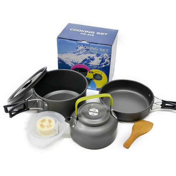 desert& outdoor tableware camping cookware pots set, lightweight mini aluminum folding pot set with storage sack, 1-4 person
desert& outdoor tableware camping cookware pots set, lightweight mini aluminum folding pot set with storage sack, 1-4 person