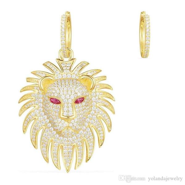 new trendy women earrings yellow gold plated cz lion head earrings for girls women nice gift, Golden;silver
new trendy women earrings yellow gold plated cz lion head earrings for girls women nice gift, Golden;silver