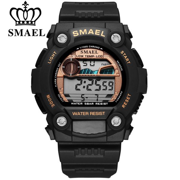 smael brand men sports watches waterproof led digital watch men's satch outdoor sport automatic date wristwatches, Slivery;brown
smael brand men sports watches waterproof led digital watch men's satch outdoor sport automatic date wristwatches, Slivery;brown