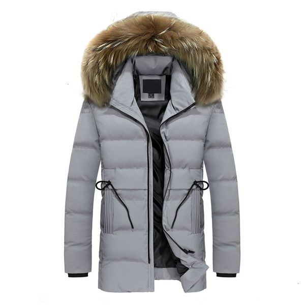 new winter men hooded thick warm parkas coat fur collar windproof casual long men clothes jacket coat, Black
new winter men hooded thick warm parkas coat fur collar windproof casual long men clothes jacket coat, Black