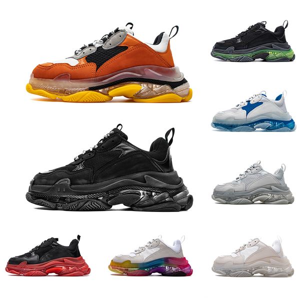 paris 17fw triple s designer casual shoes old dad sneakers triple black white blue green mens womens platform sports size 36-45
paris 17fw triple s designer casual shoes old dad sneakers triple black white blue green mens womens platform sports size 36-45