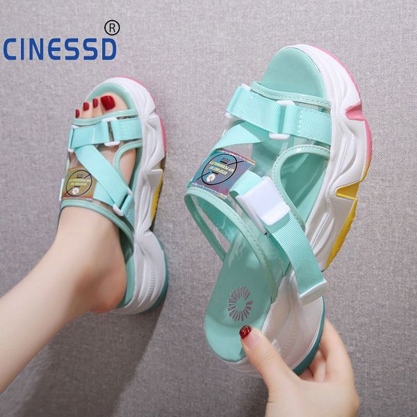summer women slippers platform shoes women wedges rainbow slides solid color slippers lazy shoes casual beach flip flops, Black
summer women slippers platform shoes women wedges rainbow slides solid color slippers lazy shoes casual beach flip flops, Black