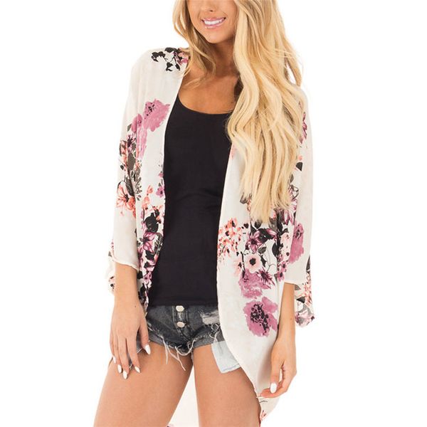 women jackets outerwear long sleeve coat female floral print chiffon boho style kimono oversized cardigan female bomber jackets, Black;brown
women jackets outerwear long sleeve coat female floral print chiffon boho style kimono oversized cardigan female bomber jackets, Black;brown