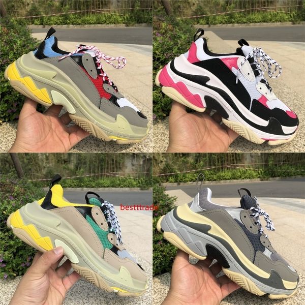 triple s triple black luxury men women platform shoes paris 17fw beige green yellow runner designer sneakers trainers 36-45
triple s triple black luxury men women platform shoes paris 17fw beige green yellow runner designer sneakers trainers 36-45