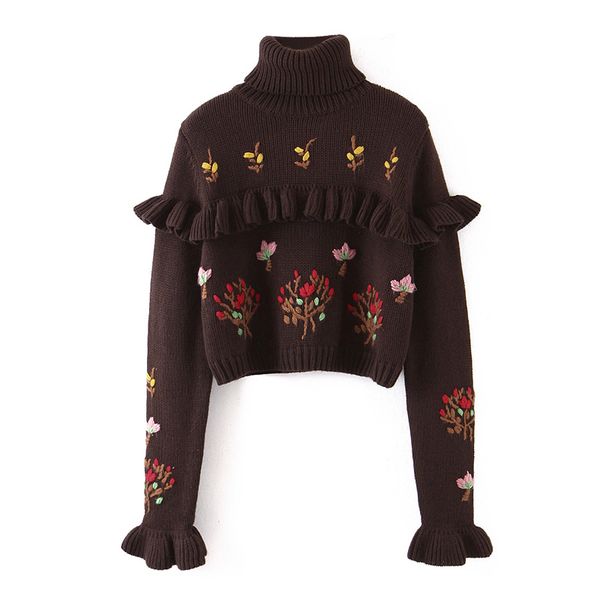 agong slim cascading embroidery sweaters women fashion turtleneck sweater women elegant short sweaters female ladies lk, White;black
agong slim cascading embroidery sweaters women fashion turtleneck sweater women elegant short sweaters female ladies lk, White;black