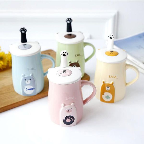 creative mug ceramic milk coffee cups with lid spoon mug office cup student water cup breakfast milk cup cartoon
creative mug ceramic milk coffee cups with lid spoon mug office cup student water cup breakfast milk cup cartoon