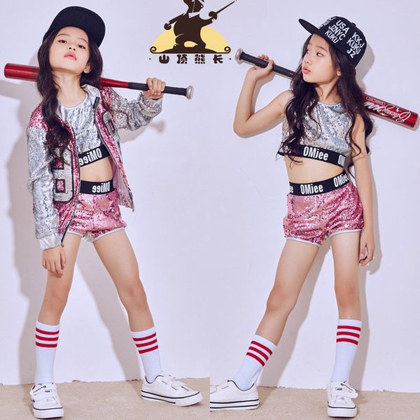 new children's costumes girl jazz dance hip-hop modern dance costume children hip-hop costumes, Black;red
new children's costumes girl jazz dance hip-hop modern dance costume children hip-hop costumes, Black;red