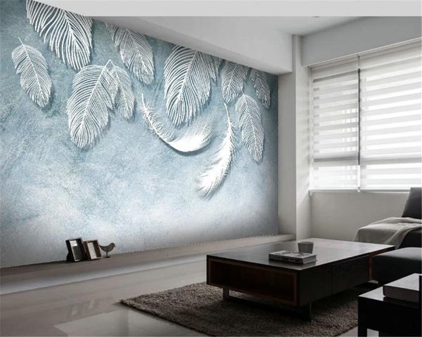 3d wallpaper walls american modern fashion white feather texture art tv background wall wallcovering hd wallpaper
3d wallpaper walls american modern fashion white feather texture art tv background wall wallcovering hd wallpaper