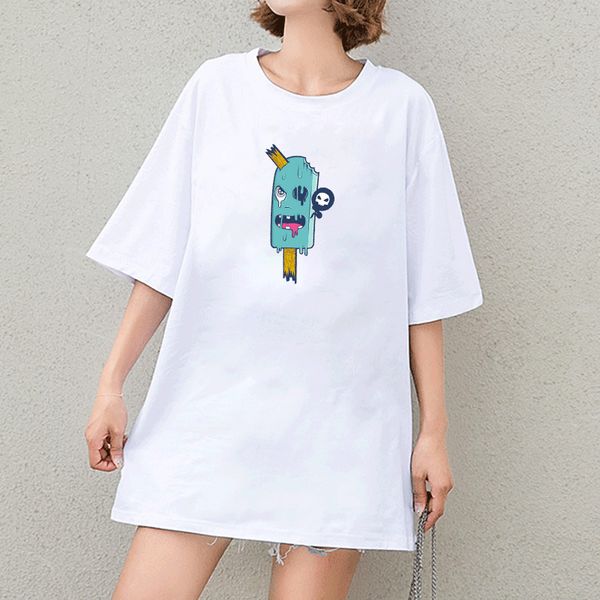 womens designer t-shirt funny fashion trend printing college style personality 2020 spring new style round neck explosion football jersey, White
womens designer t-shirt funny fashion trend printing college style personality 2020 spring new style round neck explosion football jersey, White