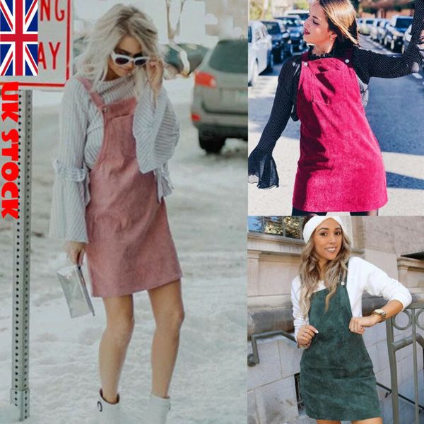 new fashion women ladies pinafore dungaree mini skater corduroy a line dress overall casual ruffle, Black;gray
new fashion women ladies pinafore dungaree mini skater corduroy a line dress overall casual ruffle, Black;gray