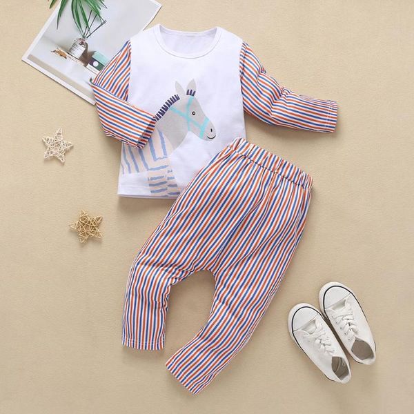 toddle children sets boy horse print comfort soft long-sleeves spring autumn 2pcs daily leisure cotton clothes pants, White
toddle children sets boy horse print comfort soft long-sleeves spring autumn 2pcs daily leisure cotton clothes pants, White
