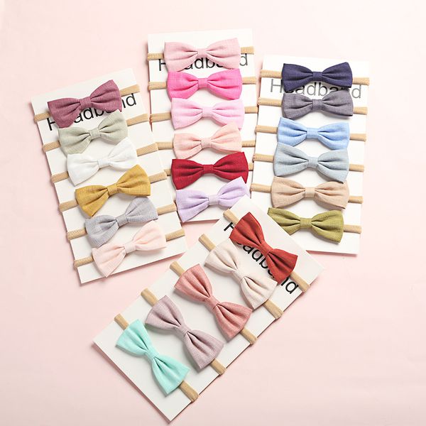 6pcs/set baby girls headband multi colors bow knot head bandage kids toddlers headwear hair band infant baby hair accessories, Slivery;white
6pcs/set baby girls headband multi colors bow knot head bandage kids toddlers headwear hair band infant baby hair accessories, Slivery;white