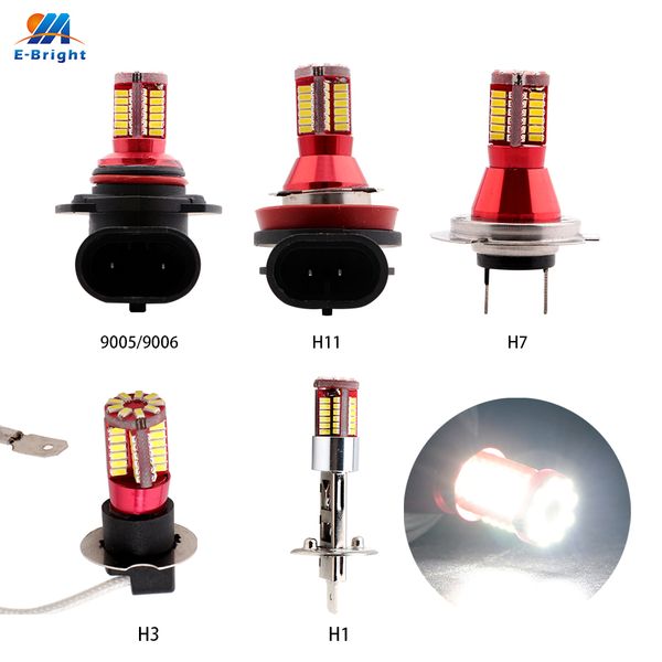 ym e-bright 2pcs h1 h3 h7 h11 9005 9006 3014 57 smd 57 led fog light fog lamp 12v dc 6500k car vehicle headlight 570lm
ym e-bright 2pcs h1 h3 h7 h11 9005 9006 3014 57 smd 57 led fog light fog lamp 12v dc 6500k car vehicle headlight 570lm