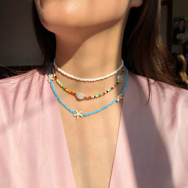 fashion handmade beads necklace women bohemian trendy beaded jewelry choker necklaces, Golden;silver
fashion handmade beads necklace women bohemian trendy beaded jewelry choker necklaces, Golden;silver
