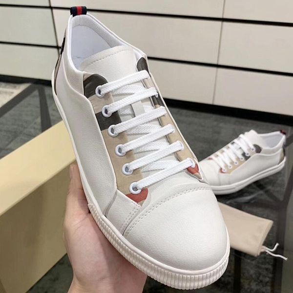 new high-quality designer men's leather high-quality lace-up sports casual shoes fashion models casual shoes qo, Black