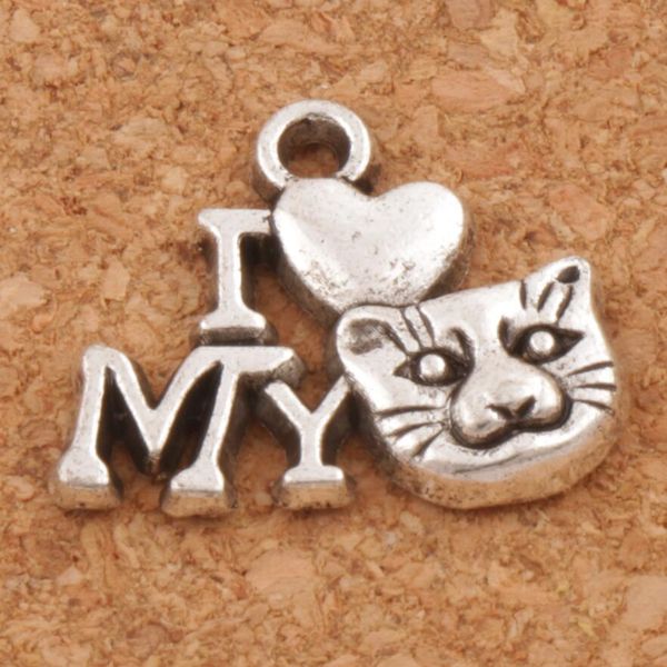 200pcs/lot zinc alloy antique silver 17.5x14 mm i love cat charm animal pendants fit bracelets necklaces earrings accessories gift, Bronze;silver
200pcs/lot zinc alloy antique silver 17.5x14 mm i love cat charm animal pendants fit bracelets necklaces earrings accessories gift, Bronze;silver