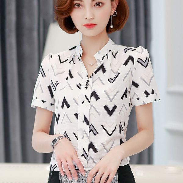 blouse woman ladies 2019 summer chiffon office lady blouse short sleeve stripe womens clothing womens blusas d759 30, White
blouse woman ladies 2019 summer chiffon office lady blouse short sleeve stripe womens clothing womens blusas d759 30, White